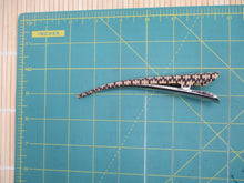 Load image into Gallery viewer, Japanese Silk Kimono Big Hair Clip, Japanese Brown Simple
