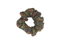 Load image into Gallery viewer, Floral Brown Handmade Silk Kimono Scrunchies, Ship from USA
