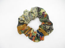 Load image into Gallery viewer, Eco Friendly Recycled Silk Kimono Scrunchies, Simple Kimono Hair Tie
