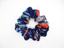 Load image into Gallery viewer, Silk Kimono Fabric, Japanese Vintage Fabric Scrunchy Ship from USA
