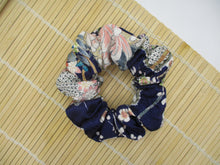 Load image into Gallery viewer, Silk Scrunchy, Simple Kimono Hair Tie Ship from USA Elegant Floral
