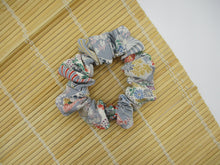 Load image into Gallery viewer, Eco Friendly Gift Silk Kimono Scrunchie Vintage Fabric Accessory
