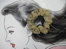 Load image into Gallery viewer, Eco Friendly Recycled Silk Kimono Scrunchies, Simple Kimono Hair Tie
