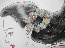 Load image into Gallery viewer, Eco Friendly Gift Silk Kimono Scrunchie Vintage Fabric Accessory
