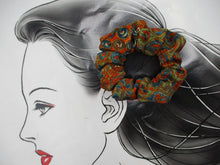 Load image into Gallery viewer, Wabi Sabi Silk Kimono Fabric Scrunchies, Ship from USA
