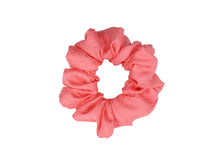 Load image into Gallery viewer, Bright Pink Rinzu Silk Kimono Scrunchie, Ship from USA, Japanese Gift
