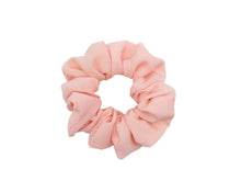Load image into Gallery viewer, Light Pink Hakkake Kimono Scrunchies, Floral Statement Japanese Fabric
