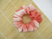 Load image into Gallery viewer, Ombre Vintage Silk Kimono Scrunchies, Ship from USA Upcycled Gift Idea
