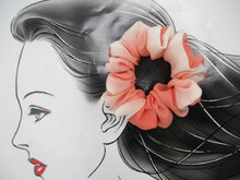 Load image into Gallery viewer, Ombre Vintage Silk Kimono Scrunchies, Ship from USA Upcycled Gift Idea
