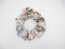 Load image into Gallery viewer, Silk Kimono Scrunchies, Handmade Japanese Gift Upcycled Silk Scrunchy
