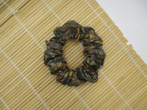 Simple Silk Kimono Scrunchie, Ship from USA, Japanese Gift