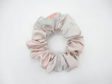 Load image into Gallery viewer, Light Pink Silk Kimono Simple Scrunchies, Upcycle Handmade
