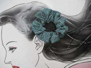 Vintage Silk Kimono Scrunchies, Ship from USA Eco Friendly Gift Simple Shibori