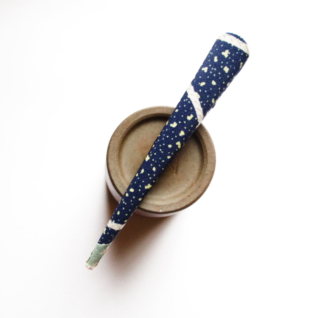 Blue Simple Minimalist Hair Kimono Clip