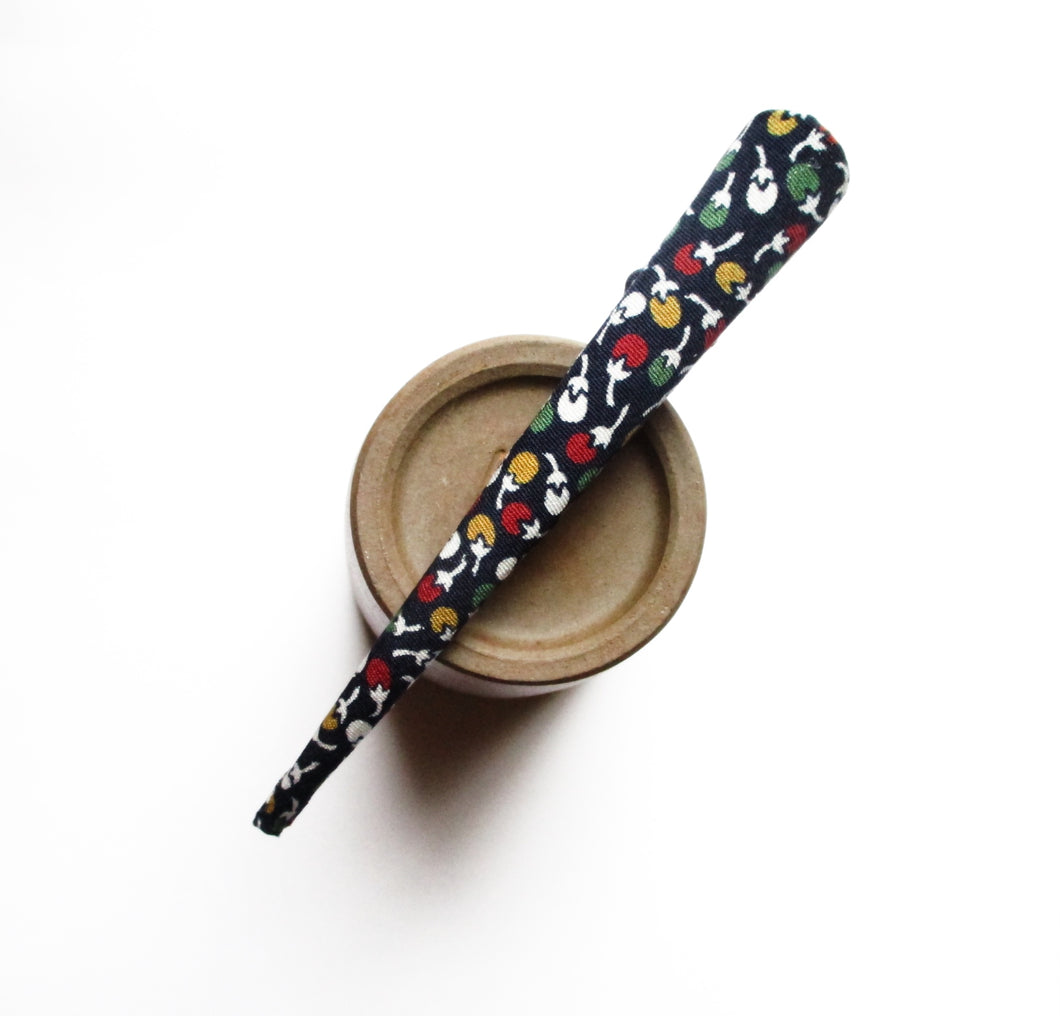Blue Kimono Clip, Minimalist Simple Metal Long Hair Clip