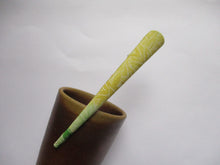 Load image into Gallery viewer, Yellow Momiji Silk Recycled Kimono Hair Clip, Japanese Gift Idea
