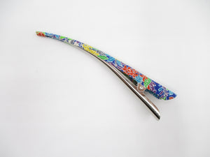 Colorful Vivid Statement Floral Simple Hair Clip 130mm 5 1/8 inches