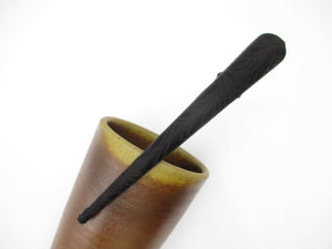 Kimono Hair Clip, Minimalist Japanese Hair Claw 130mm 5 1/8 inch Black