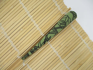 Wabi-Sabi Hair Claw, Alligator Clip, 130mm 5 1/8 inch Katazome Green