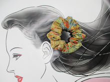 Load image into Gallery viewer, Upcycled Vintage Silk Kimono Scrunchies Ship from USA Wawbi Sabi Hair Tie
