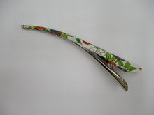 Load image into Gallery viewer, Upcycled Eco Friendly Kimono Hair Clip, 130mm Alligator Clip
