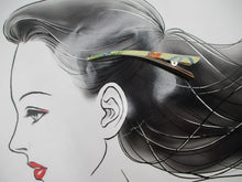 Load image into Gallery viewer, Elegant Kimono Hair Clip, Eco Friendly Japanese Gift Idea
