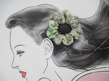 Load image into Gallery viewer, Elegant Simple Vintage Kimono Fabric Hair Scrunchies Ship from USA
