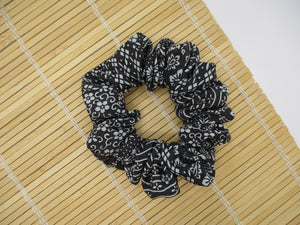 Eco Friendly Upcycled Silk Kimono Vintage Fabric Scrunchies Ship from USA