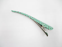 Load image into Gallery viewer, Unisex Long Alligator Clip, Uncycled Eco Friendly Gift Silk Kimono
