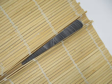 Load image into Gallery viewer, Kimono Hair Clip, Japanese Upcycled Kimono Hair Accessory Wabi Sabi Black X White
