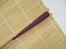 Load image into Gallery viewer, Silk Kimono Alligator Hair Clip, 130mm 5 1/8 inch Purple Rinzu Ship from USA
